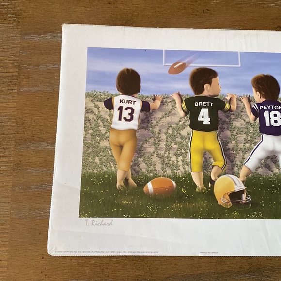 Original “The Quarterbacks” Art Print - Picture 3 of 11